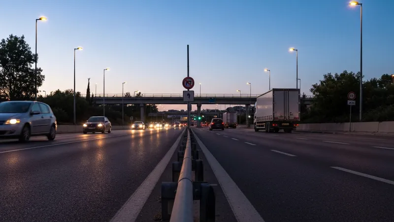 Accès routier à Nice Lingostière
