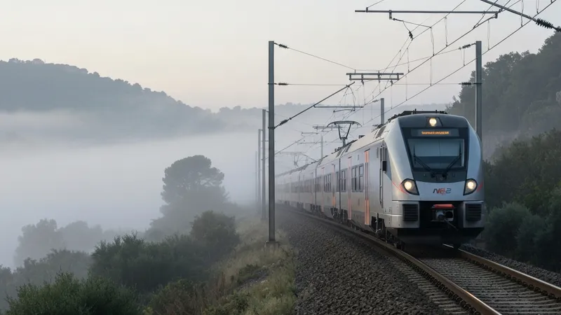 Les lignes de train à proximité de Nice Lingostière